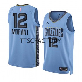 Dres Memphis Grizzlies Ja Morant 12 Jordan 2022-23 Statement Edition Plava Swingman - Muške